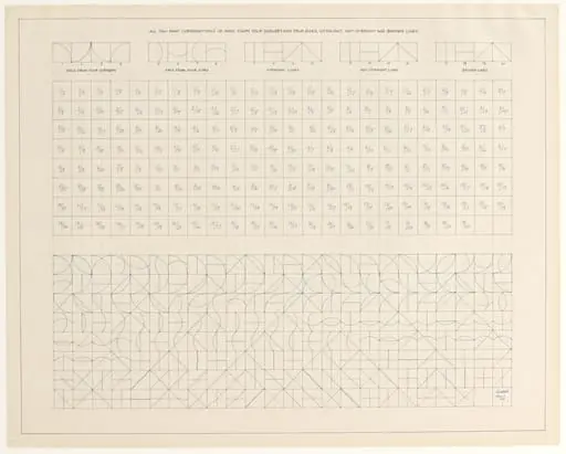 Untitled, by Sol LeWitt