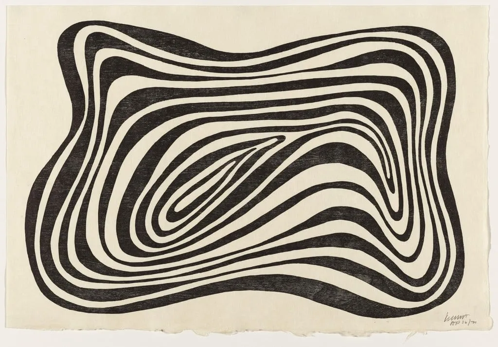 Untitled, by Sol LeWitt, ink, 1994