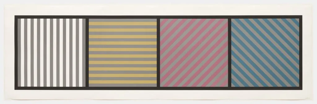 Untitled, by Sol LeWitt, ink, 1985