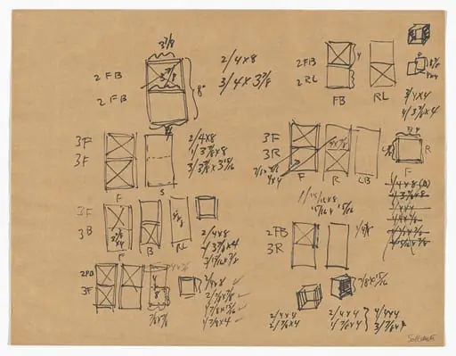 Untitled, by Sol LeWitt