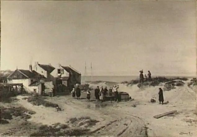 Strandgezicht bij Noordwijk aan Zee, by Solomon Leonard Verveer