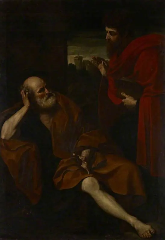 Saints Peter and Paul (after Guido Reni), by Solomon Williams