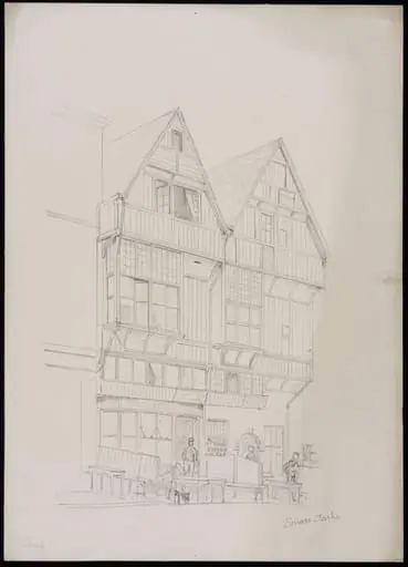 House at Antwerp, by Somers Clarke