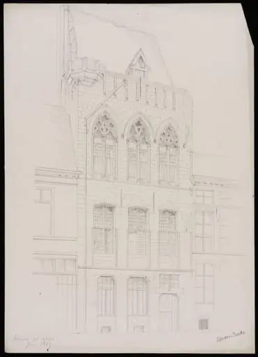 House at Ypres, by Somers Clarke