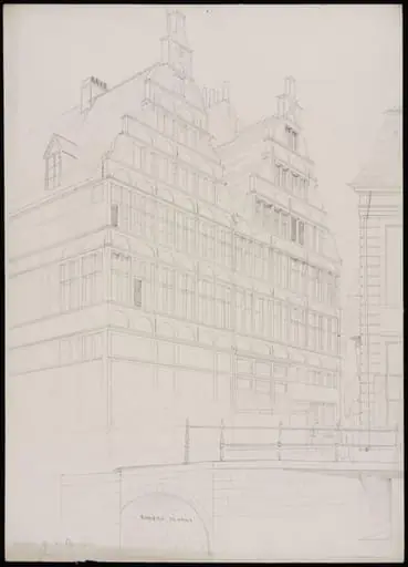 Maison des Ferblantiers, Ghent, by Somers Clarke