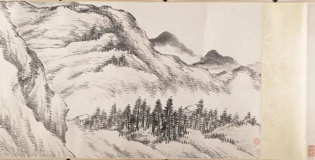清  松年  山水  手卷|Landscape