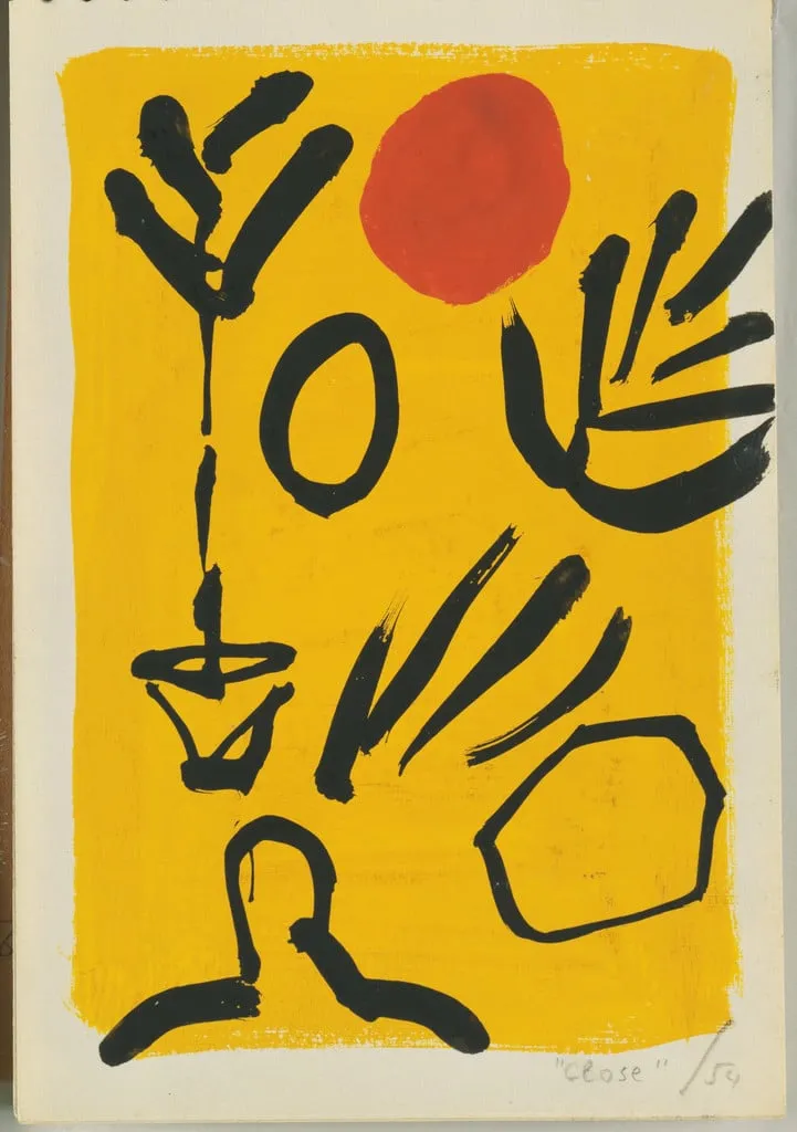 Untitled, by Sonja Sekula, gouache, 1954