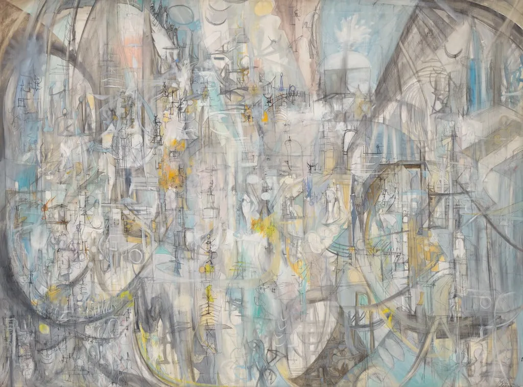 Untitled, by Sonja Sekula, oil, 1951