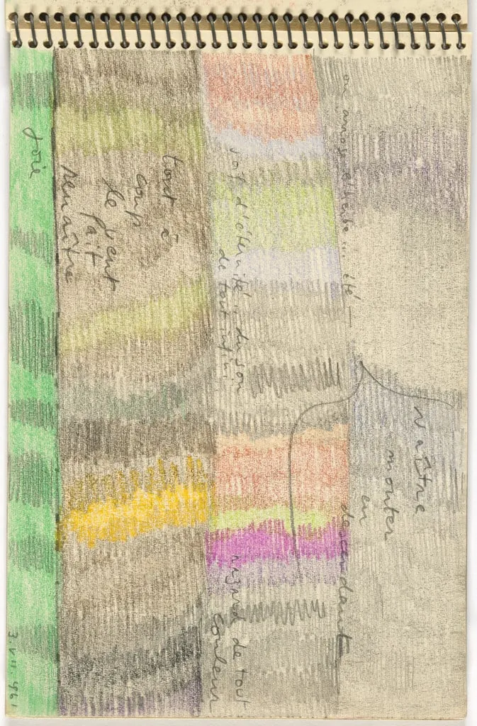 Untitled, by Sonja Sekula, gouache, 1961