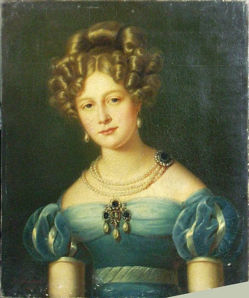 Portrait of Grand Duchess Elena Pavlovna, by Sophie Chéradame, oil, 1824