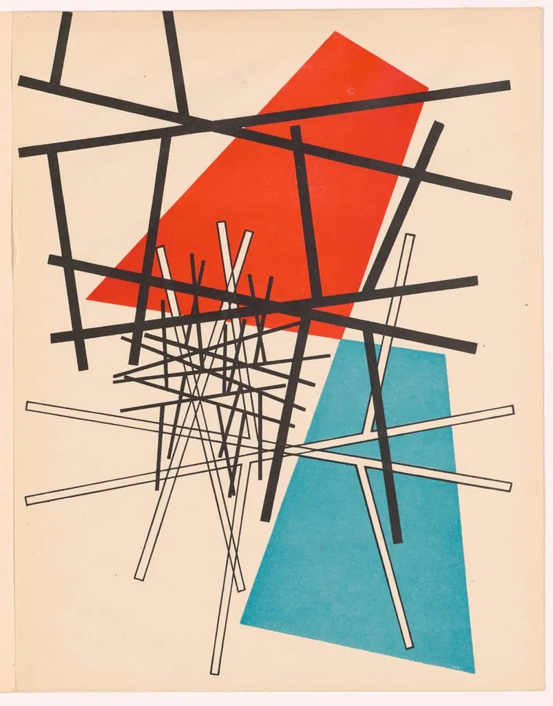 Untitled, by Sophie Taeuber-Arp, ink, 1942