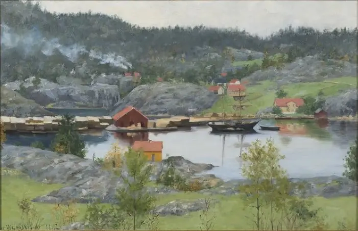 Fiord Landscape, by Sophie Werenskiold
