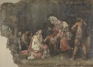 Sophonisba kneeling before Masinissa, King of Numidia