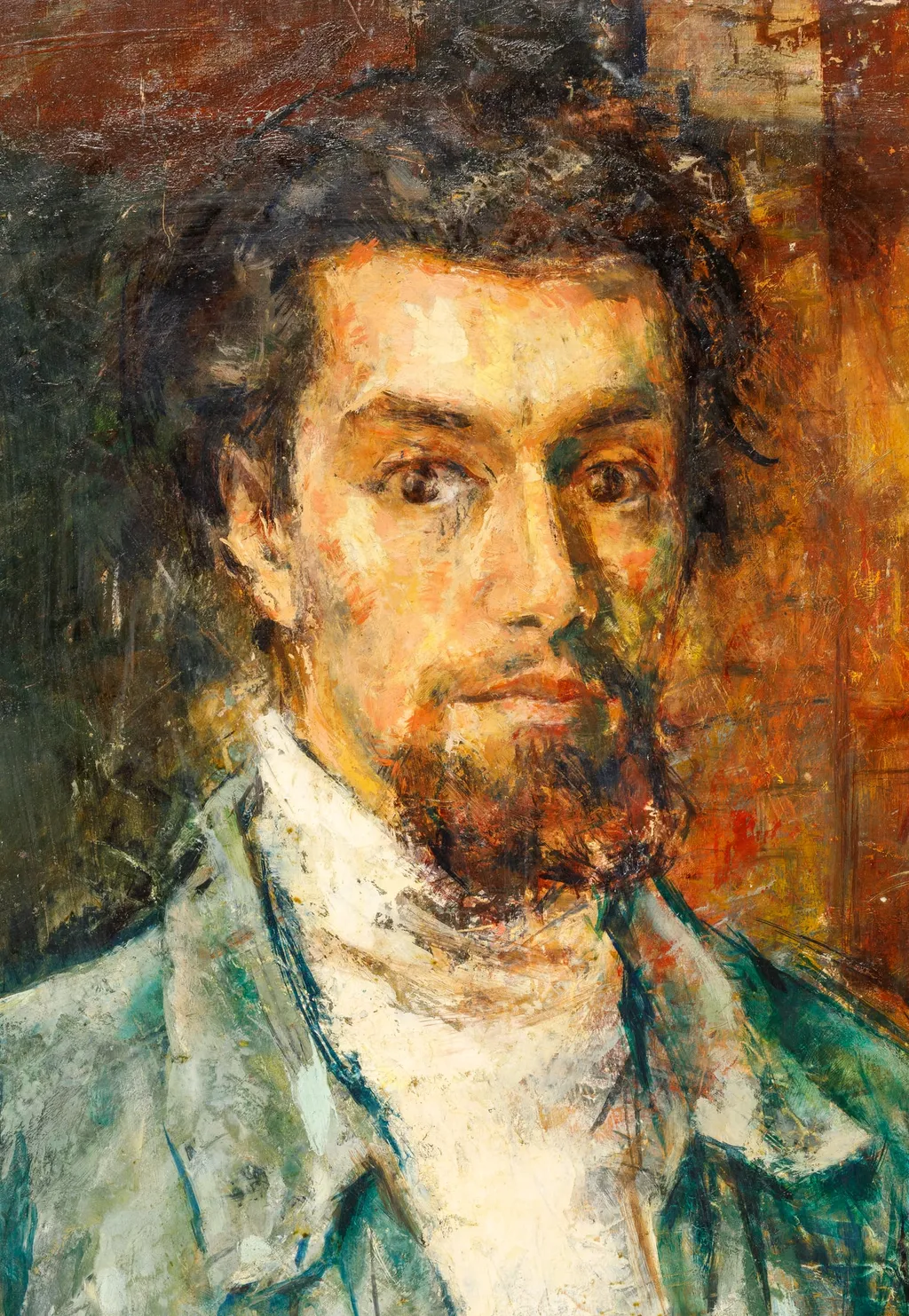 Autoportret, by Sorin Ionescu, unspecified, 1955