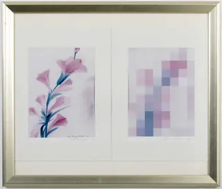 Rote Blume (Κόκκινο λουλούδι), by Sotirios Michou, 1983