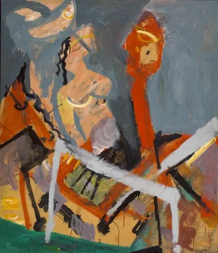 Καβαλάρης και γυναίκα, by Sotos Zachariades