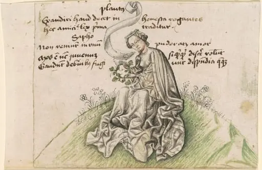 Sappho, by South German 15th Century