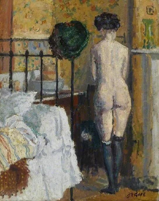 The Toilet, by Spencer Gore, oil, 1906