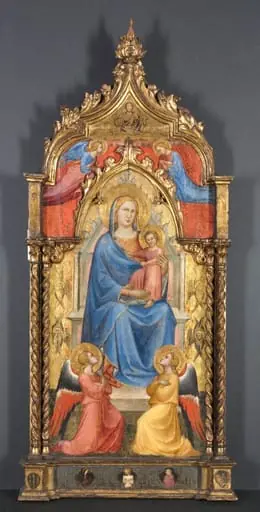 Virgin and Child with Angels, by Spinello Aretino