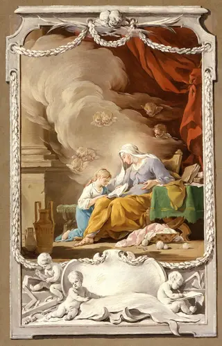 St. Anne Revealing to the Virgin the Prophecy of Isaiah