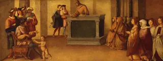 St. Anthony of Padua Convinces a Nobleman about the Innocence of his Wife in Ferrara