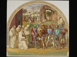 St Benedict and the False King Totila