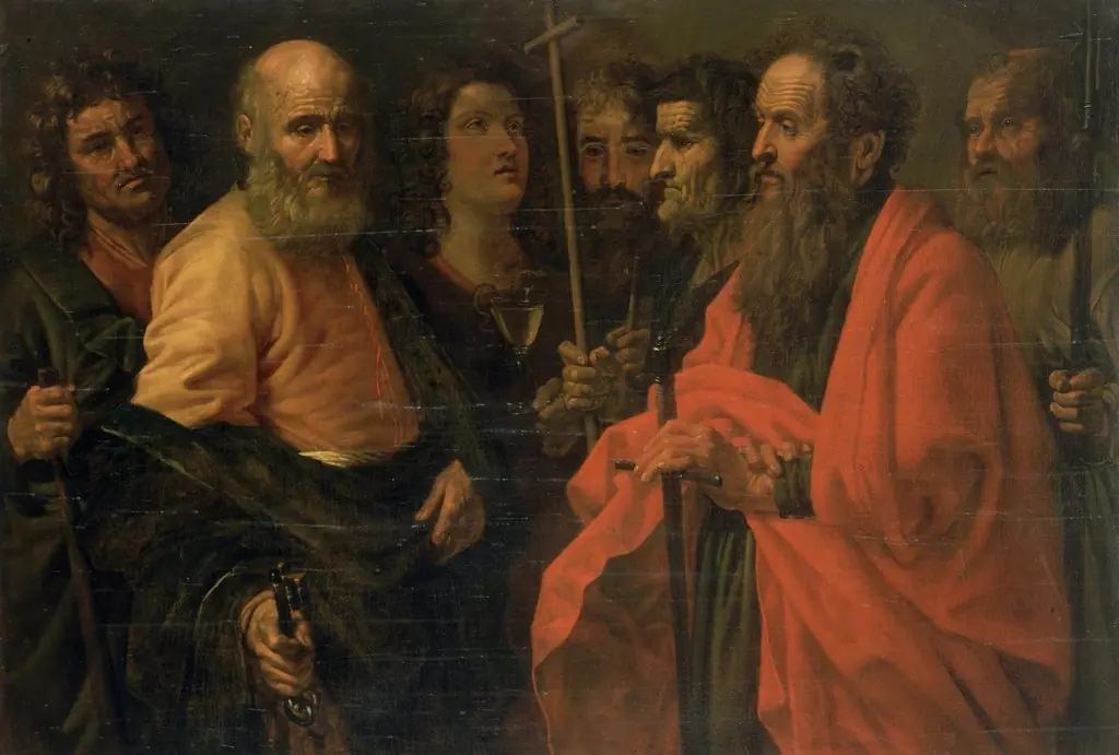 St James the Less, Sts Peter, Paul, John, Thomas, Philip, Judas and Thaddeus the Apostles