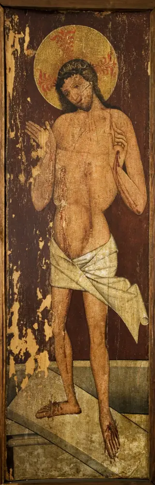 St Stanislaus, St Nicholas, Man of Sorrows. Left wing from the altar retable from the church of St Mark in Żywiec