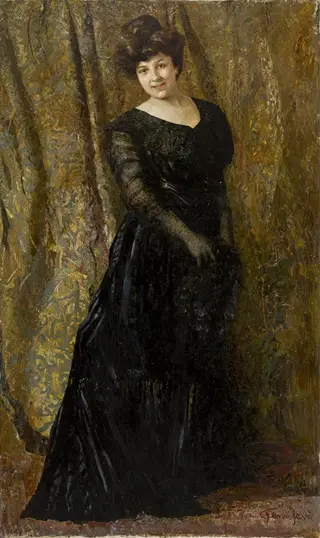 Standing lady