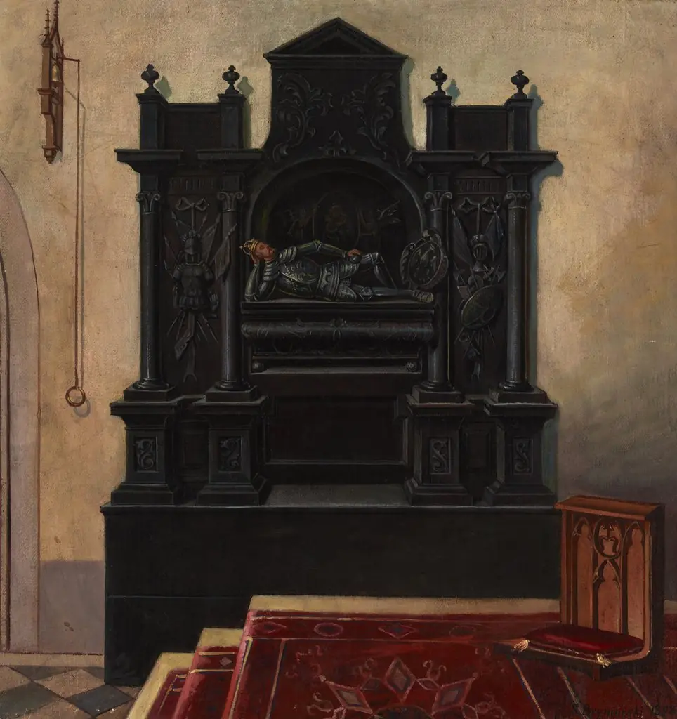 Tombstone of Leszek the Black in the Dominican Church in Krakow, by Stanisław Bryniarski