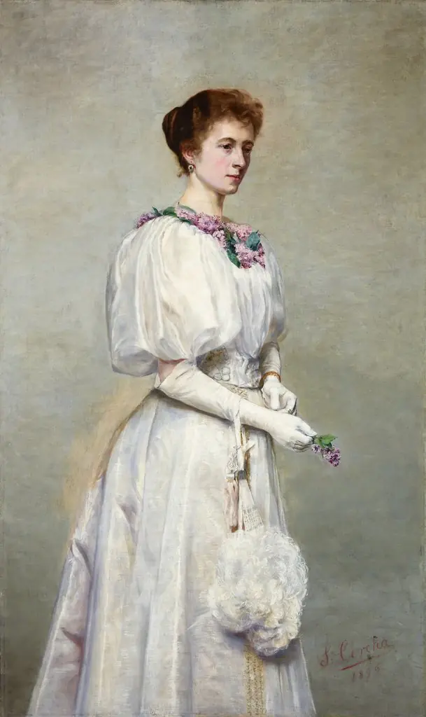 Portrait of Helena Cerchowa, by Stanisław Cercha