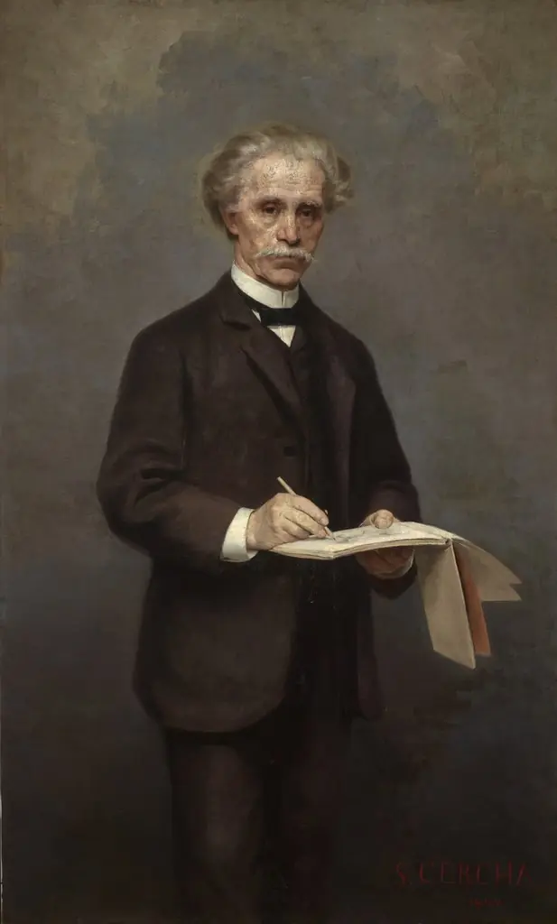 Portrait of Maksymilian Cercha, by Stanisław Cercha