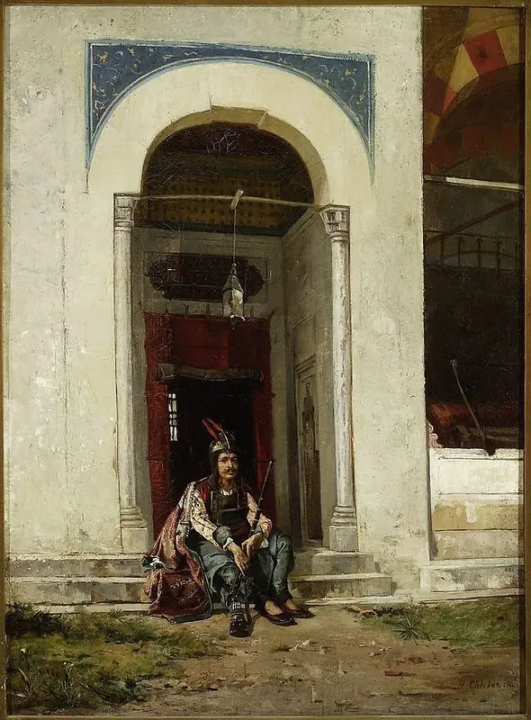 Mosque guard, by Stanisław Chlebowski
