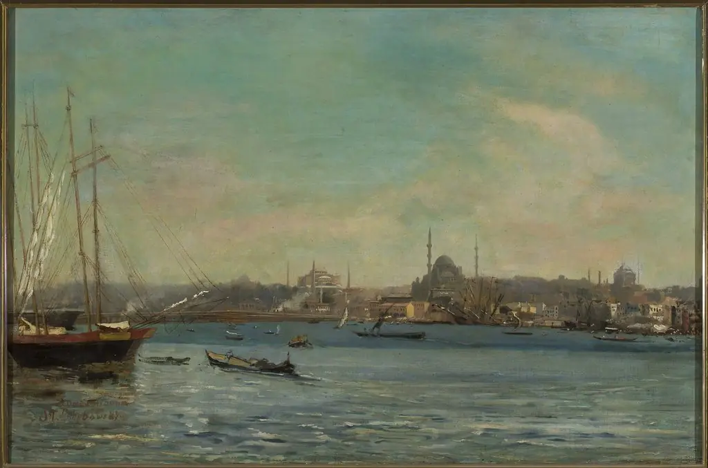 Panorama of Istanbul, by Stanisław Chlebowski