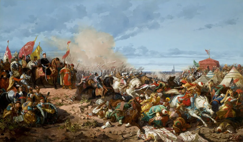 Sobieski at Vienna, by Stanisław Chlebowski, oil, 1870