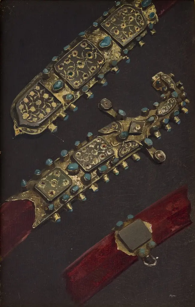 Study of a Turkish Sabre from the 17th C., by Stanisław Chlebowski