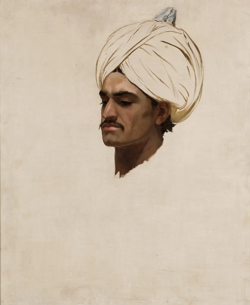 Study of an Arab's Head, by Stanisław Chlebowski