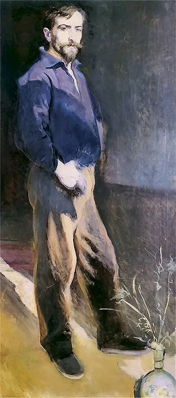 Self-portrait., by Stanisław Dębicki