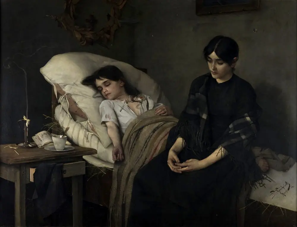 Death of an Orphan, by Stanisław Grocholski