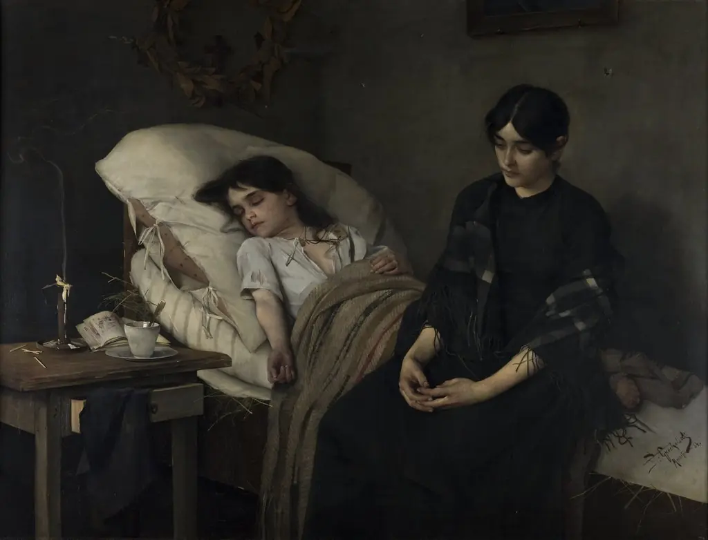 Death of an Orphant, by Stanisław Grocholski
