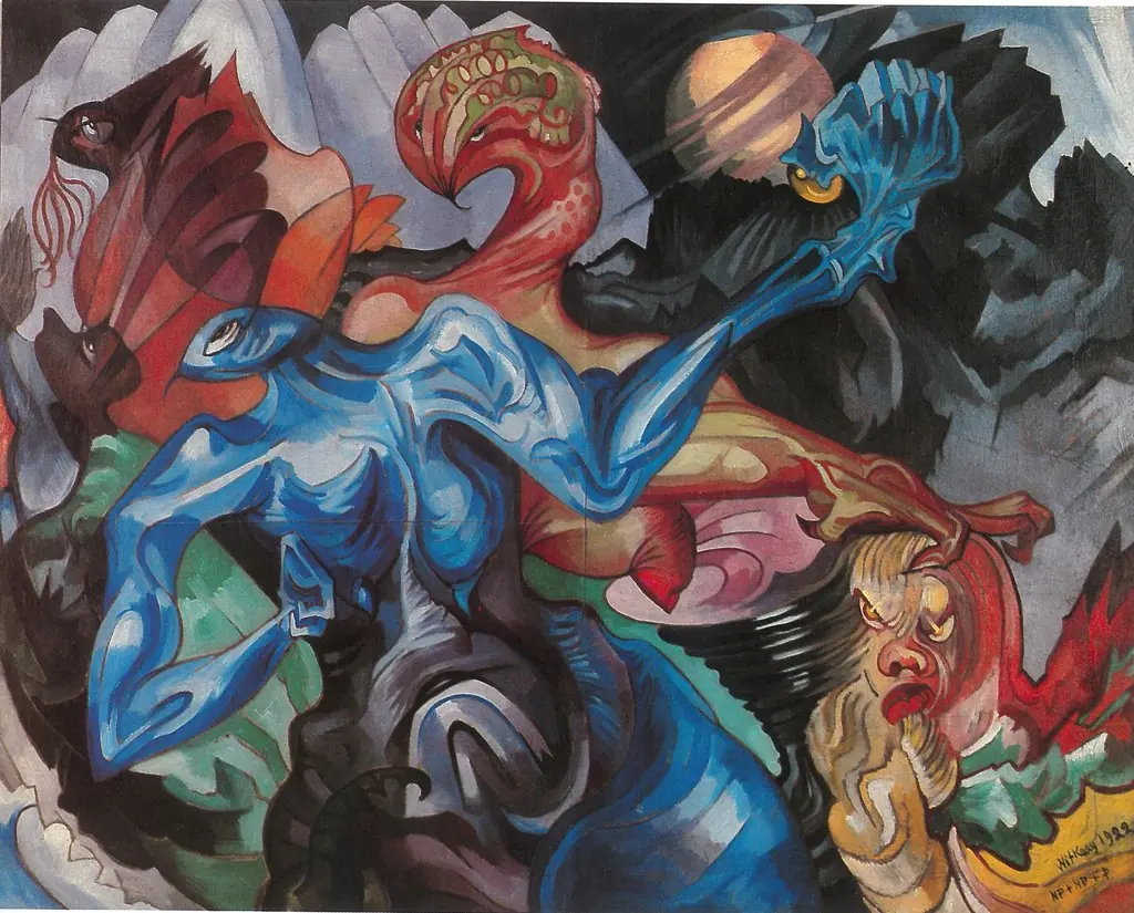 Composition, by Stanisław Ignacy Witkiewicz