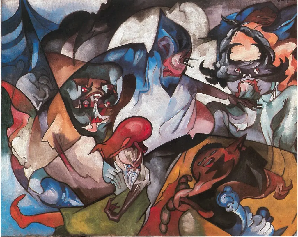 Composition, by Stanisław Ignacy Witkiewicz