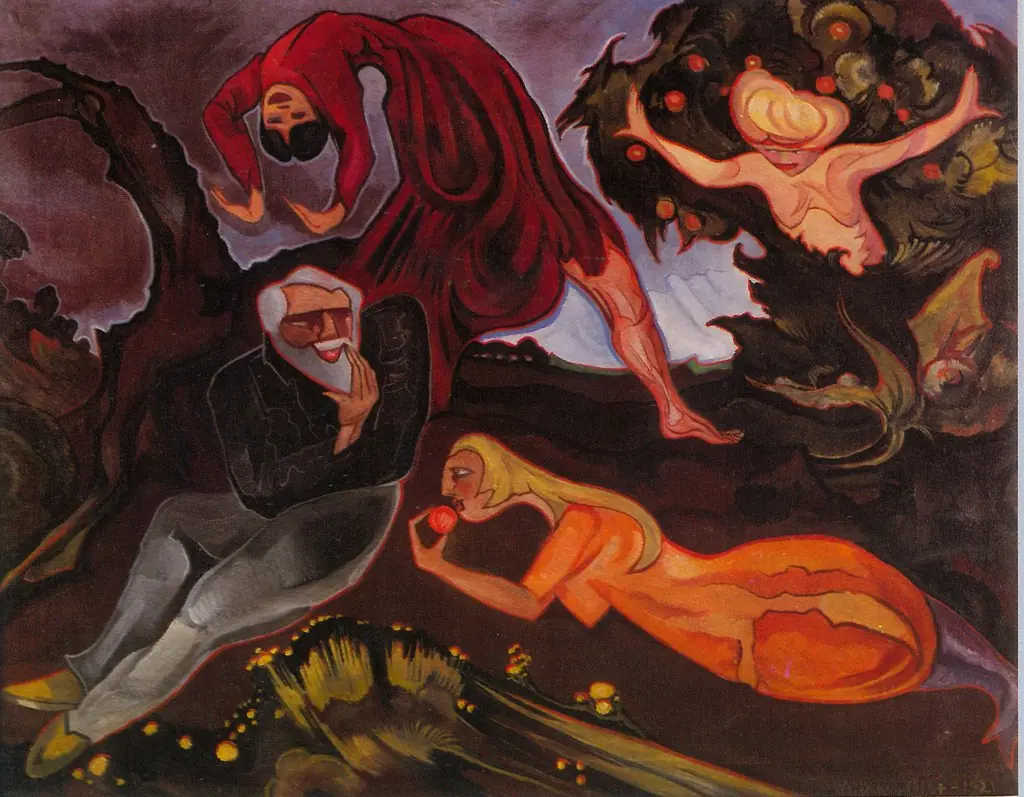 Temptation of St. Anthony 1., by Stanisław Ignacy Witkiewicz