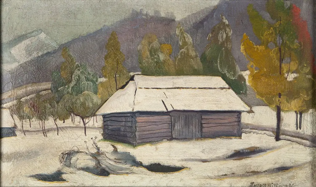 View on Kopieniec from Antałówka, by Stanisław Ignacy Witkiewicz
