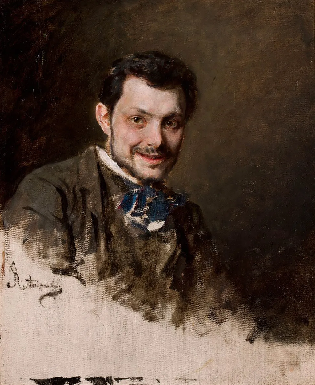 Portrait of Wacław Szymanowski, by Stanisław Jakub Rostworowski, oil, 1883