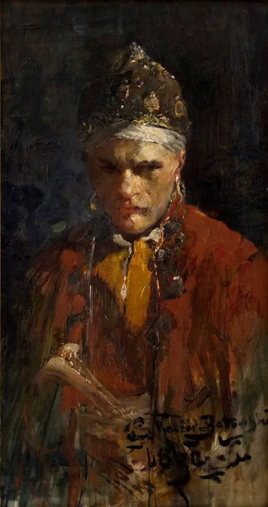 Autoportret - Tatar, by Stanisław Kaczor-Batowski