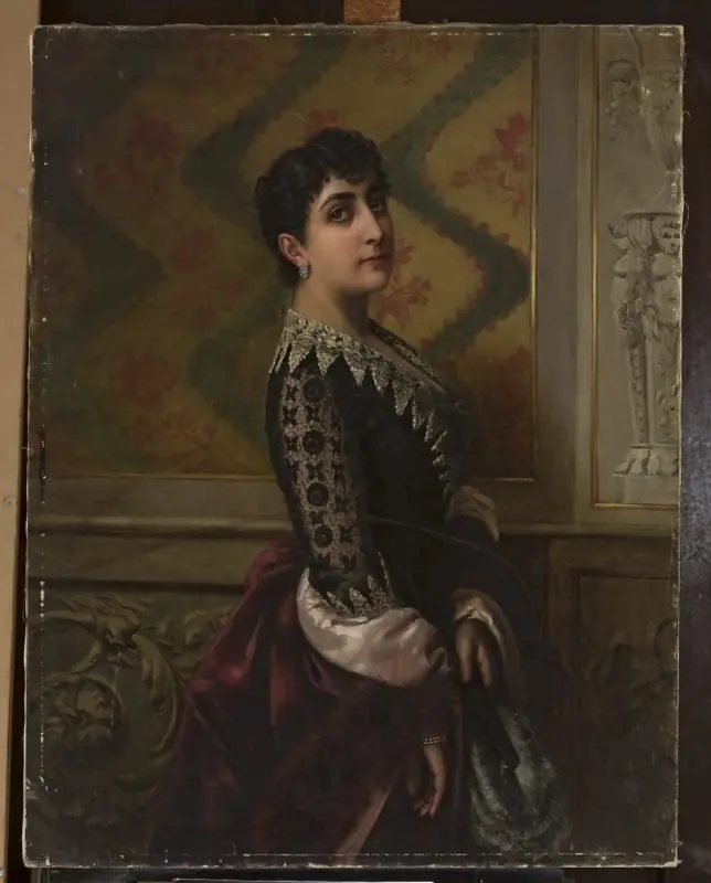Portrait of Mrs. Leontyna Hordliczkowa, by Stanisław Kostrzewski