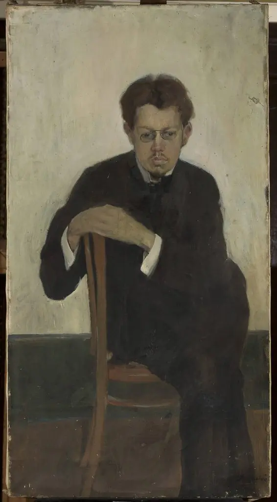 Portrait of musician Korolev, by Stanisław Kuczborski