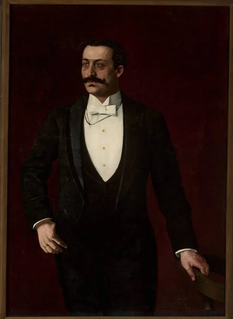 Portrait o f Aleksander Rajchman, by Stanisław Lentz