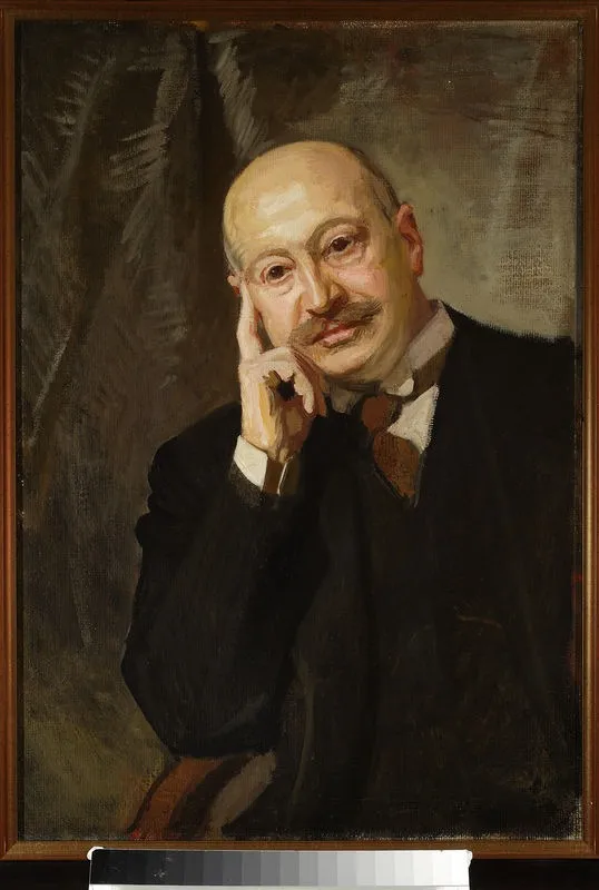 Portrait of Edward Krasiński, by Stanisław Lentz, oil, 1900